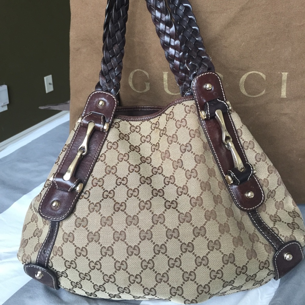Gucci Guccissima Monogram Brown Pelham Bag